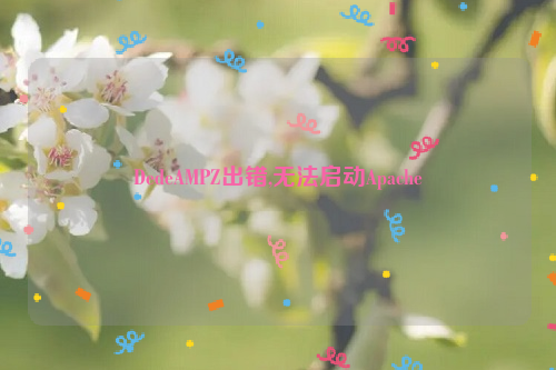 DedeAMPZ出错,无法启动Apache
