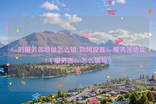 dns的服务器地址怎么填?如何设置dns服务器地址?（服务器dns怎么填写）