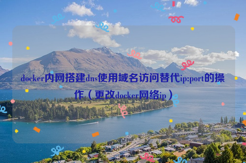 docker内网搭建dns使用域名访问替代ip:port的操作（更改docker网络ip）