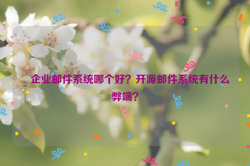 企业邮件系统哪个好？开源邮件系统有什么弊端？