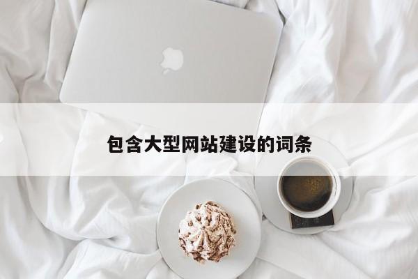 包含大型网站建设的词条