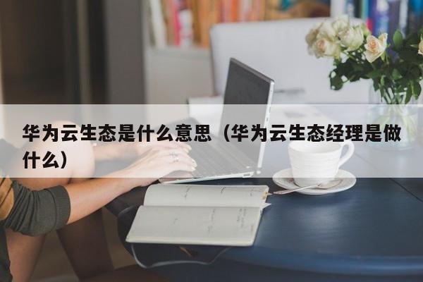 华为云生态是什么意思（华为云生态经理是做什么）