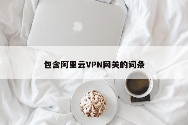 包含阿里云VPN网关的词条