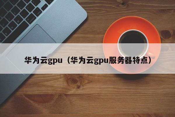 华为云gpu（华为云gpu服务器特点）